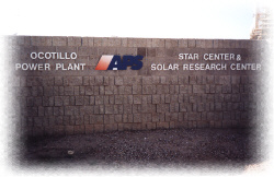 Ocotillo Power Plant Start Center & Solar Research Center