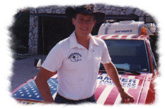 Lance Winslow with The Bicentennial Truck
