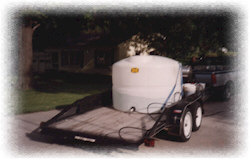This tank's okay for wastering plants, but not for power washing grease and grime off cars and trucks.